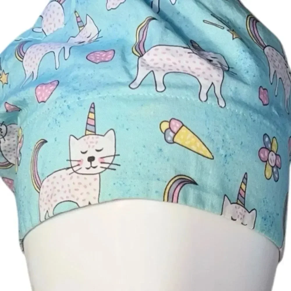 Unicorn Cats Euro Scrub Hat